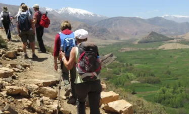 Ait Bouguemez valley Morocco hike