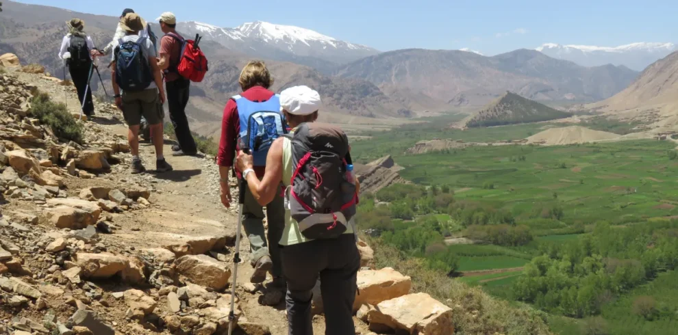 Ait Bouguemez valley Morocco hike